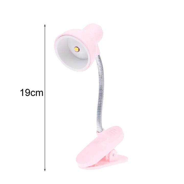 Portable Study Book Lamp β Clip-On Flexible LED Reading Light