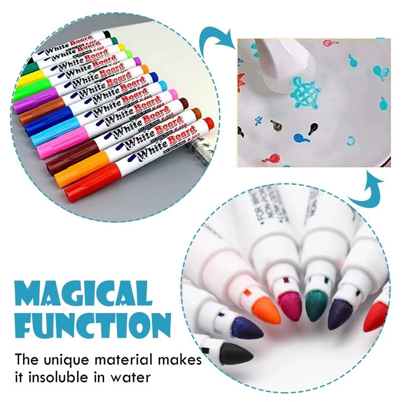 Magical Water Painting Markers Set With Spoon