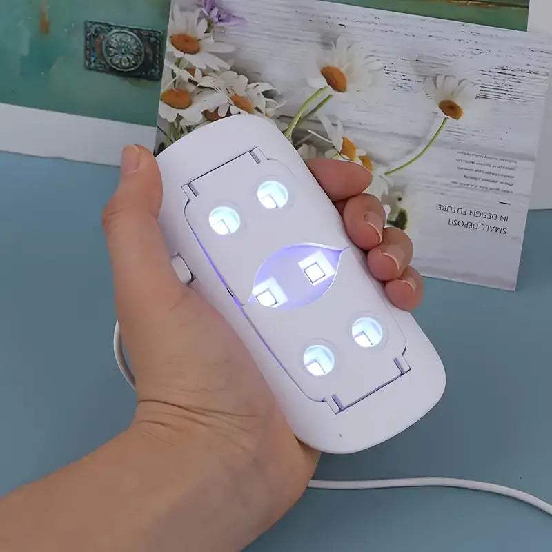 Sun Mini UV LED Nail Lamp – Portable Gel Nail Dryer for Quick Curing