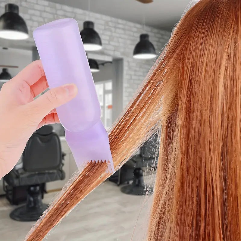 Root Comb Applicator Bottle – For Hair Dye, Oil & Shampoo