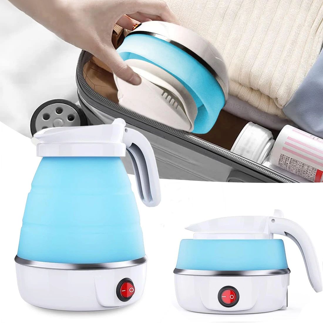Foldable Electric Kettle – 600ml
