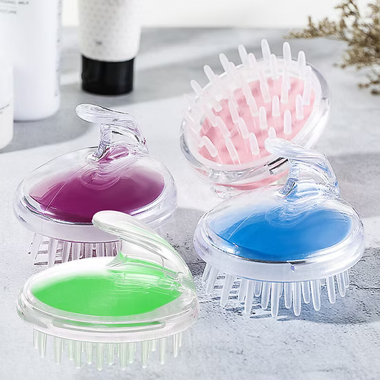 Shower Scalp Scrubber – Soft Silicone Brush for Deep Cleansing