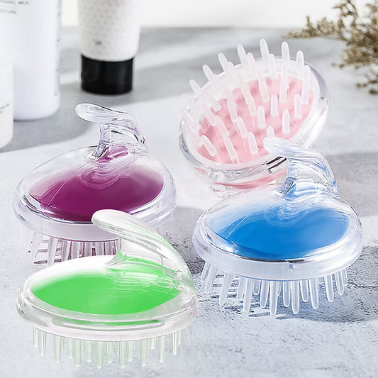 Shower Scalp Scrubber – Soft Silicone Brush for Deep Cleansing