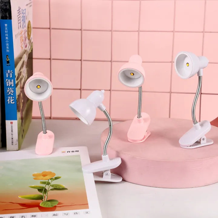 Portable Study Book Lamp β Clip-On Flexible LED Reading Light