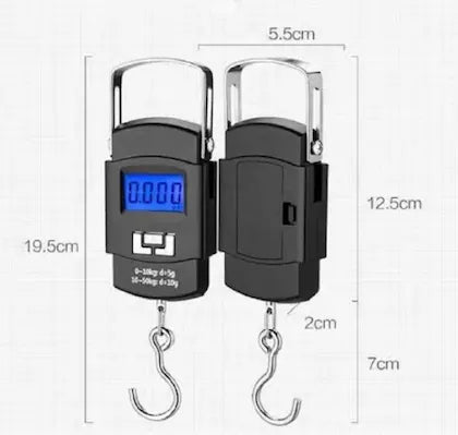 Portable Electronic Luggage Scale–Travel Weight Measuring Tool
