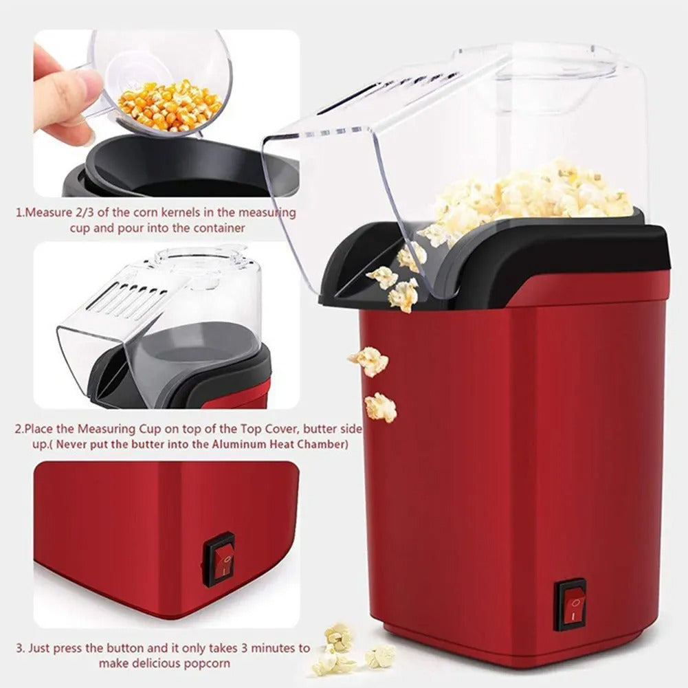 Portable Popcorn Maker – Fresh & Fun Snacking Anytime