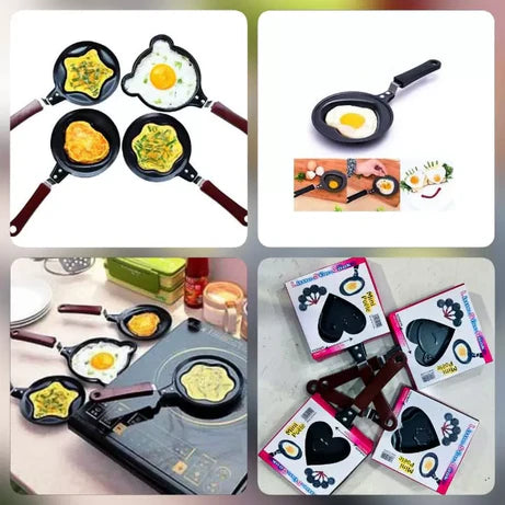 Creative Mini Nonstick Egg Frying Pan – Fun Shapes for Perfect Eggs