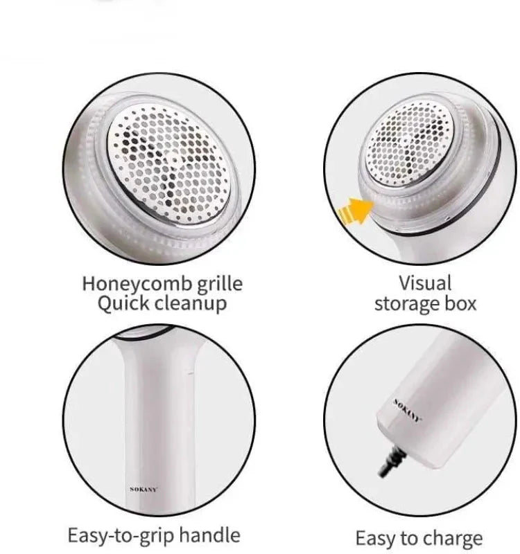 Electric Lint Remover – Rechargeable & Portable for Clothes and Fabrics