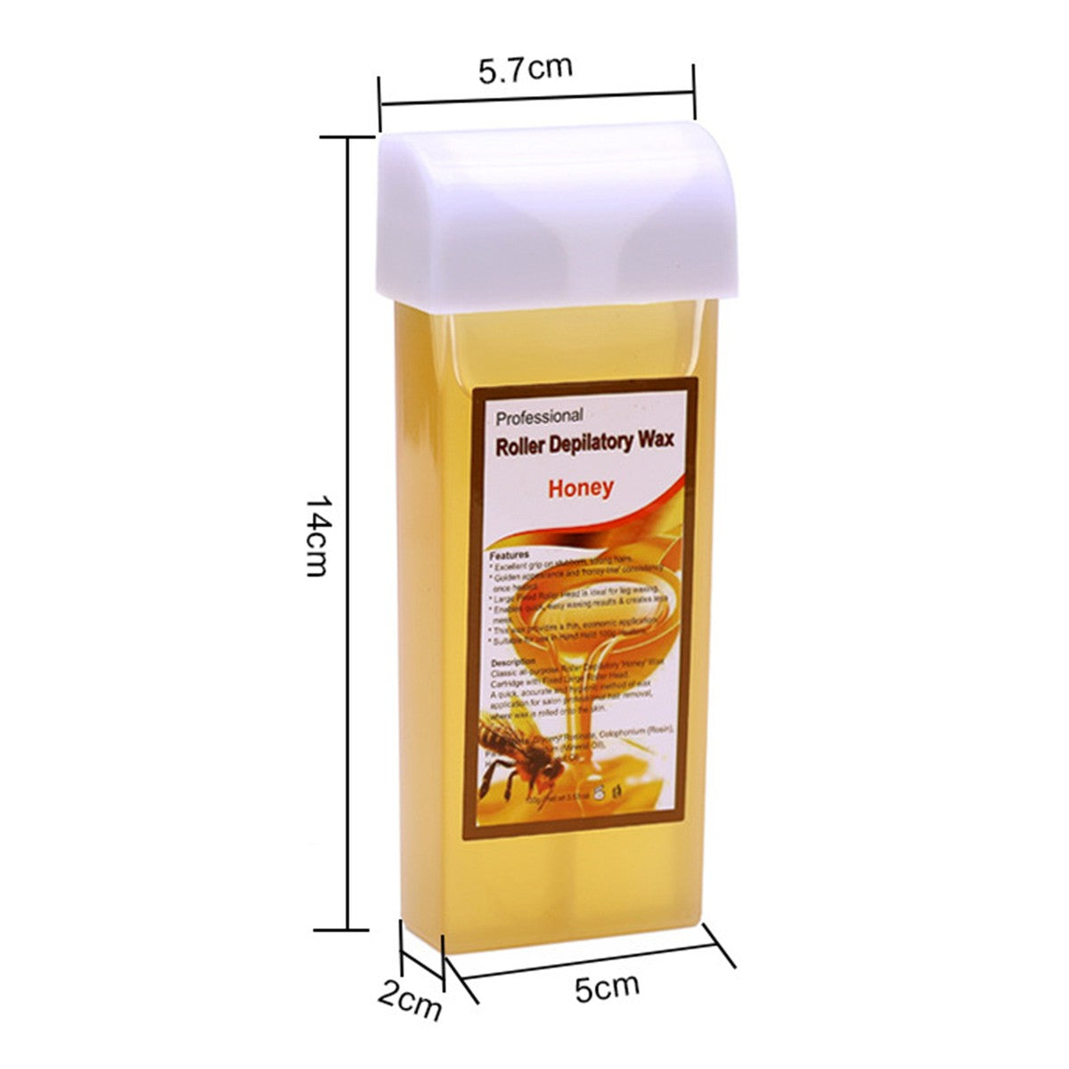 GoldenGlow – Professional Honey Roller Wax with Large Fixed Head
