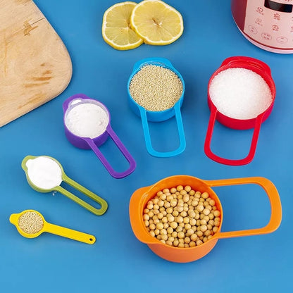Colorful Nesting Measuring Cups & Spoons Set – Precision Meets Fun