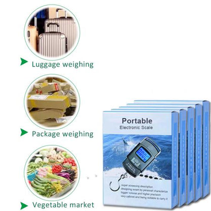 Portable Electronic Luggage Scale–Travel Weight Measuring Tool