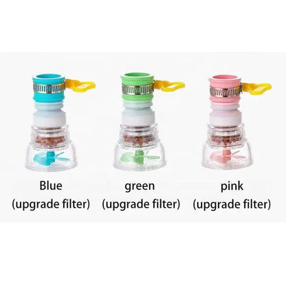 360° Fan Faucet Sprayer – Flexible Tap Extender with Filter