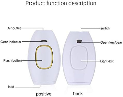 Body Laser IPL Mini Hair Removal – Portable Electric Device for Men & Women