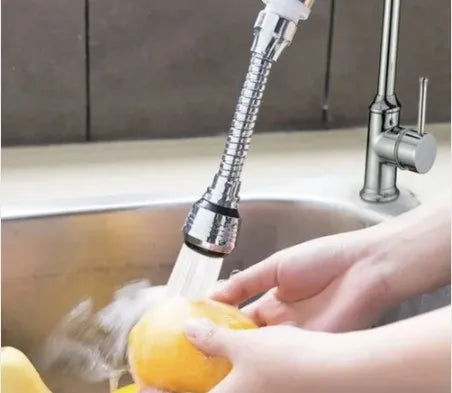 Turbo Flex 360° – Flexible 6-Inch Stainless Steel Faucet Extension
