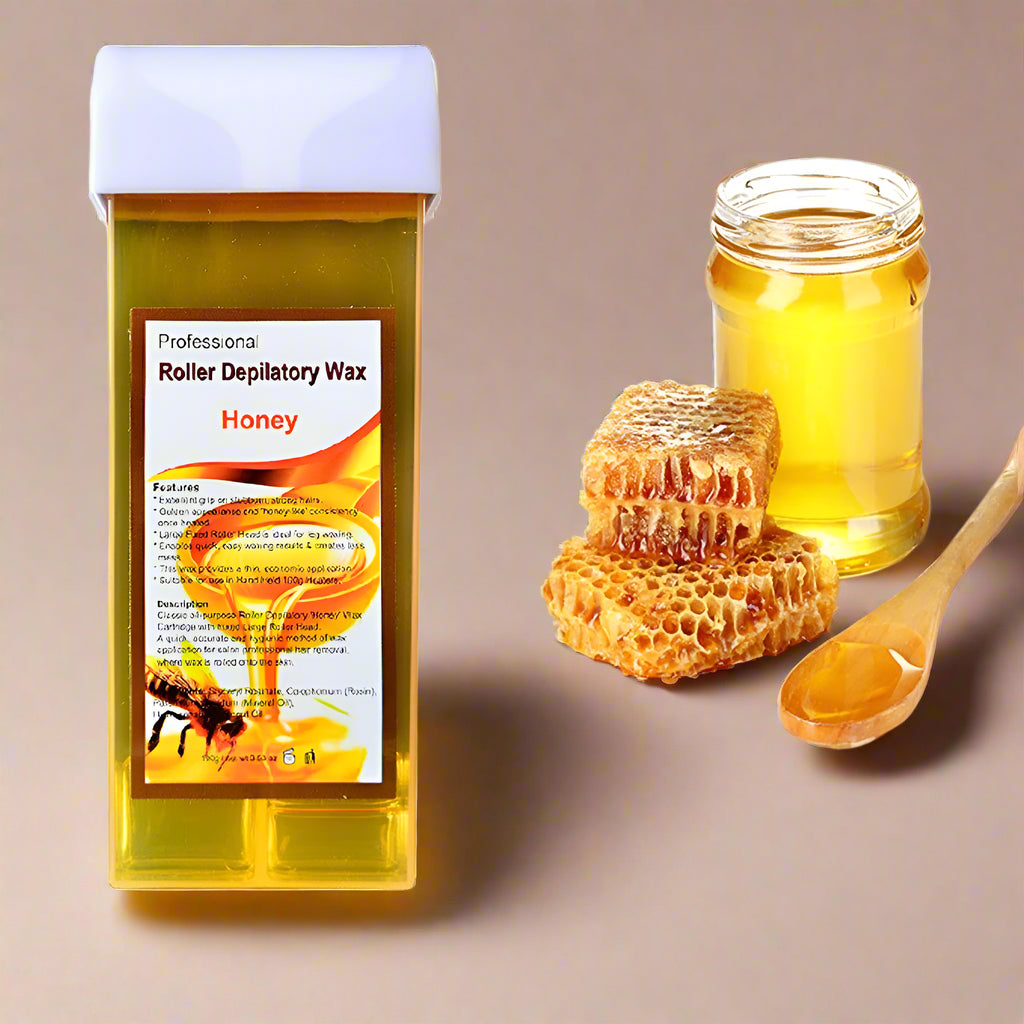 GoldenGlow – Professional Honey Roller Wax with Large Fixed Head