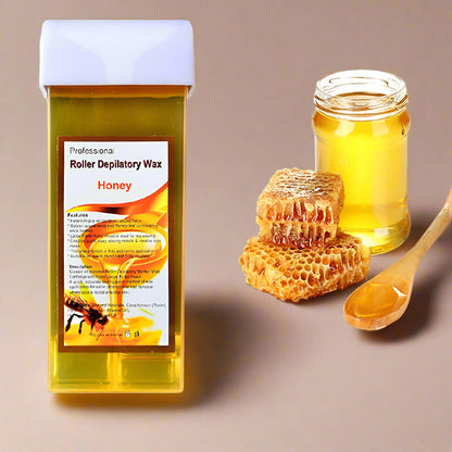 GoldenGlow – Professional Honey Roller Wax with Large Fixed Head