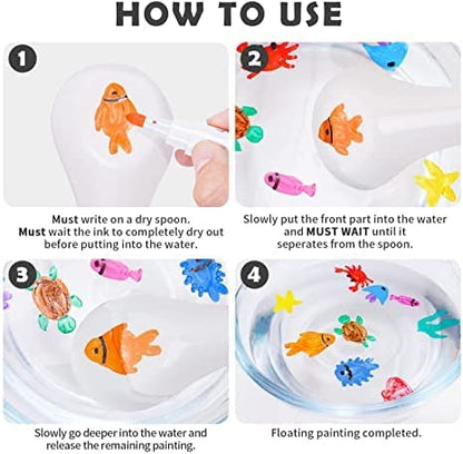 Magical Water Painting Markers Set With Spoon