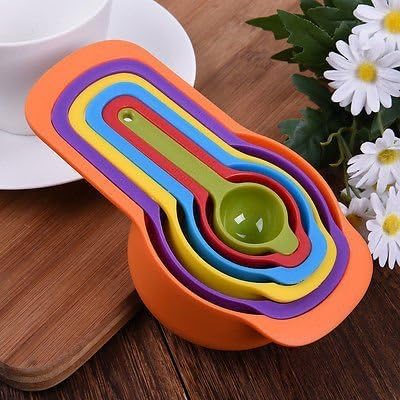 Colorful Nesting Measuring Cups & Spoons Set – Precision Meets Fun