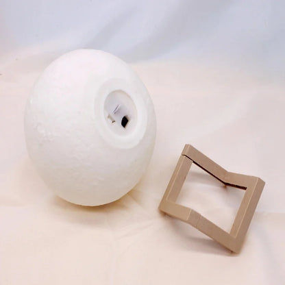 Moon Lamp with Wooden Base – 16 Colors of Magic for Your Space
