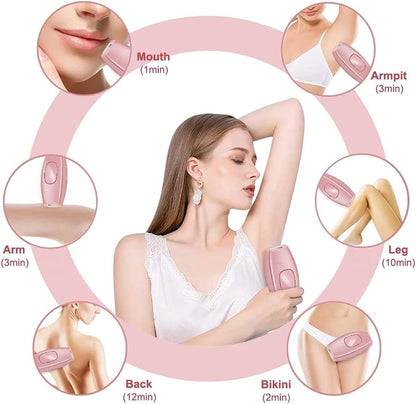 Body Laser IPL Mini Hair Removal – Portable Electric Device for Men & Women