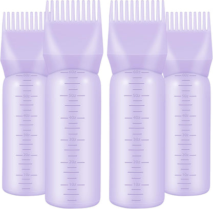Root Comb Applicator Bottle – For Hair Dye, Oil & Shampoo