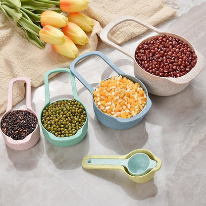 Colorful Nesting Measuring Cups & Spoons Set – Precision Meets Fun