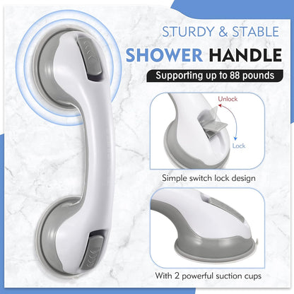Anti-Slip Suction Grip Bathroom Safety Handle