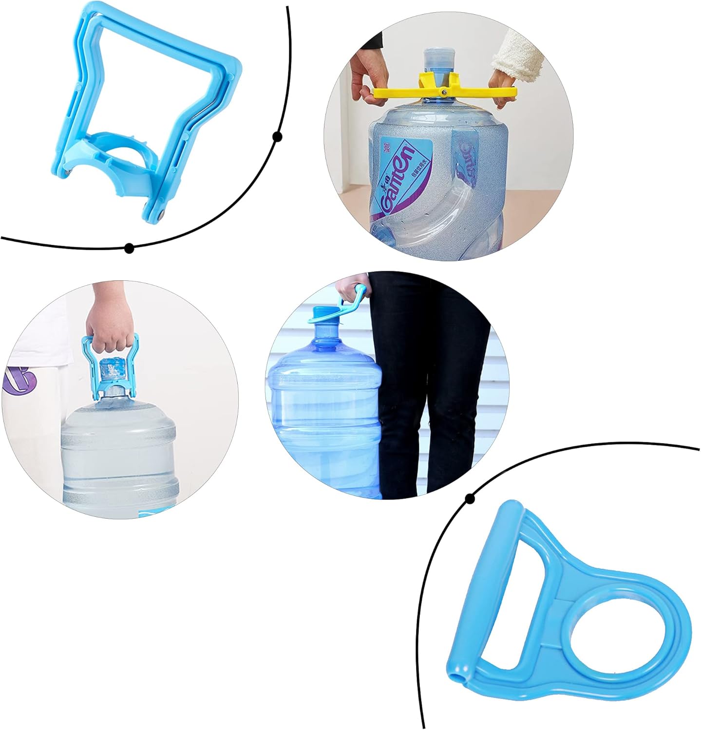 Drinking-Water Bottle Carrier Handle – Strong & Easy Bottle Lifter
