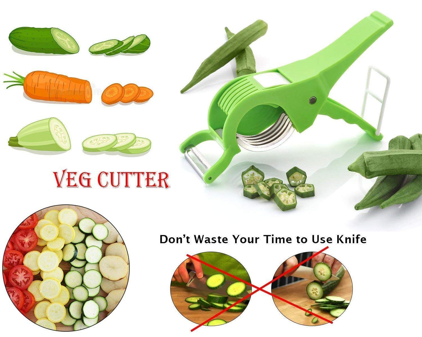 5-Blade Vegetables & Fruits Cutter