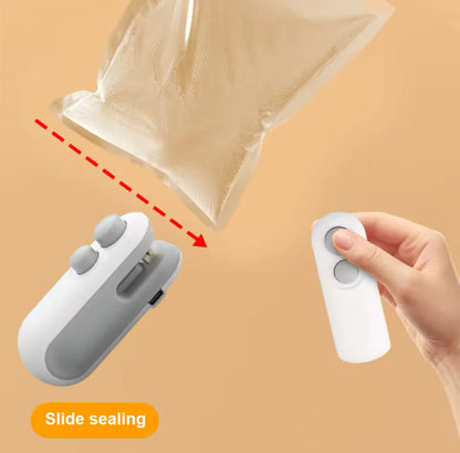 Plastic Bag Sealer – 2 in 1 Seal & Cut Tool