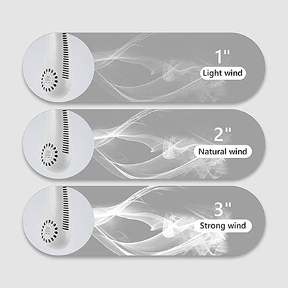 Portable Bladeless Neck Fan – USB Rechargeable & Hands-Free Cooling