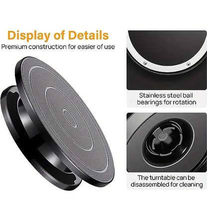 360° Cake Decorating Turntable Stand – Non-Slip Rotating Cake Platform