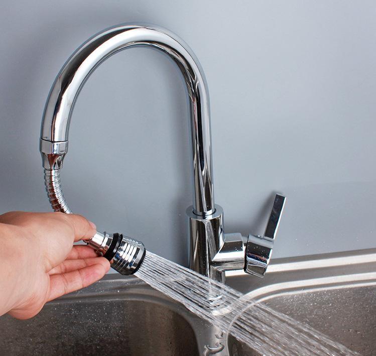 Turbo Flex 360° – Flexible 6-Inch Stainless Steel Faucet Extension