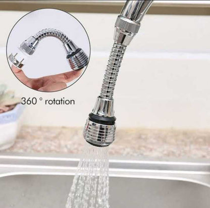 Turbo Flex 360° – Flexible 6-Inch Stainless Steel Faucet Extension