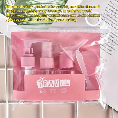 Travel Refillable Pump Bottles – Compact Toiletry Containers for Lotions, Shampoo & Liquids