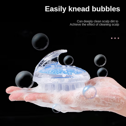 Shower Scalp Scrubber – Soft Silicone Brush for Deep Cleansing
