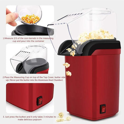 Portable Popcorn Maker – Fresh & Fun Snacking Anytime