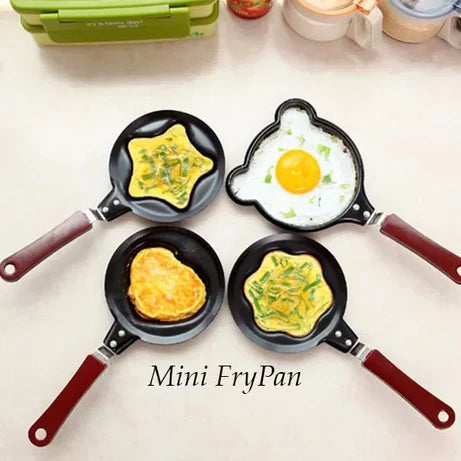 Creative Mini Nonstick Egg Frying Pan – Fun Shapes for Perfect Eggs