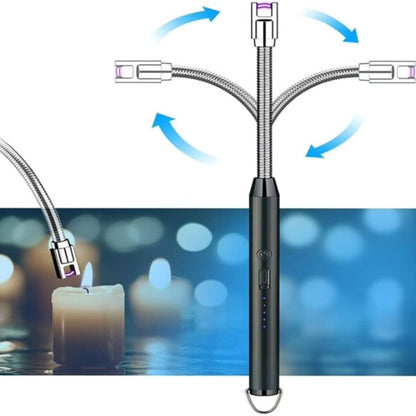 Rechargeable Electric Arc Lighter – USB Rechargeable & Waterproof with Flexible Neck