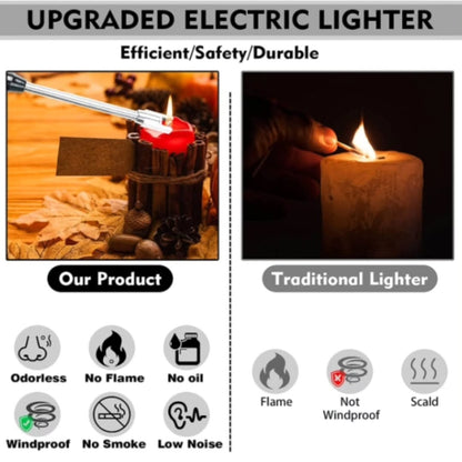 Rechargeable Electric Arc Lighter – USB Rechargeable & Waterproof with Flexible Neck
